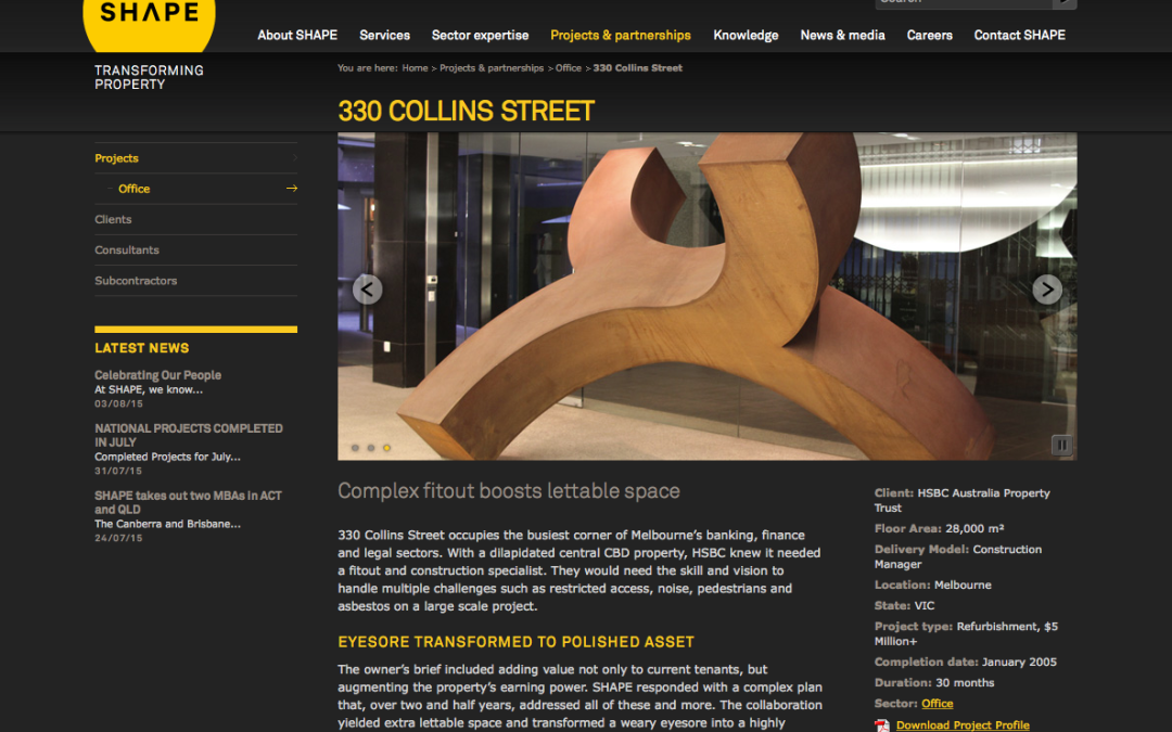 SHAPE (formerly ISIS) – web content and creative marketing